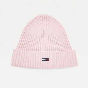 Tommy Jeans dámská zimní světle růžová čepice